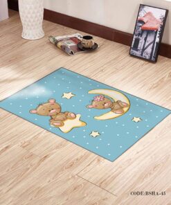 پادری اتاق کودک طرح ماه و ستاره مدل 45