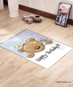 فرش و پادری اتاق کودک طرح BEAR مدل 54
