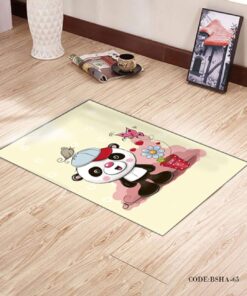 فرش و پادری اتاق کودک طرح پاندا مدل 65