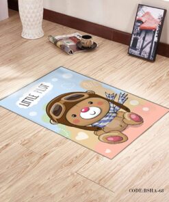فرش و پادری اتاق کودک طرح LITTLE BEAR مدل 68