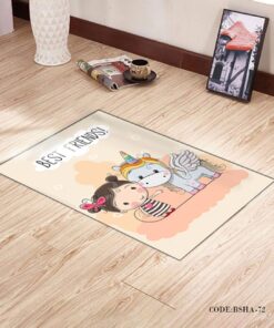 پادری و فرش اتاق کودک طرح یونیکورن مدل 72