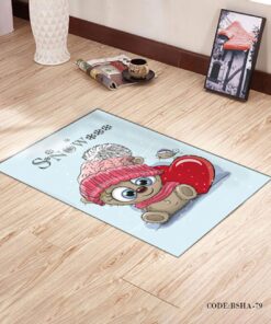 فرش و پادری اتاق کودک طرح SNOW مدل 79