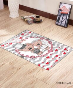 فرش و پادری اتاق کودک طرح WEDDING مدل 83