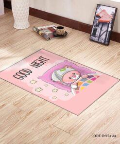 فرش و پادری اتاق کودک طرح GOOD NIGHT مدل 84