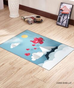 پادری و فرش اتاق کودک طرح هواپیما مدل 87