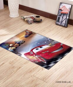 پادری و فرش اتاق کودک طرح مک کویین مدل 88