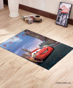 پادری و فرش اتاق کودک طرح مک کویین2 مدل 89