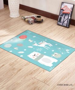 پادری و فرش اتاق کودک طرح WINTER مدل 91
