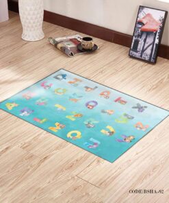 پادری و فرش اتاق کودک طرح ALPHABET مدل 92