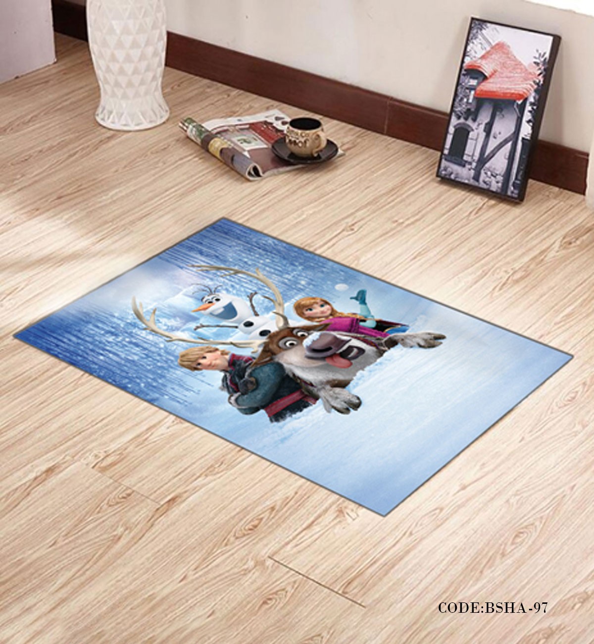 پادری و فرش اتاق کودک طرح اولاف مدل 97