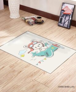 پادری و فرش اتاق کودک طرح خلبان مدل 101