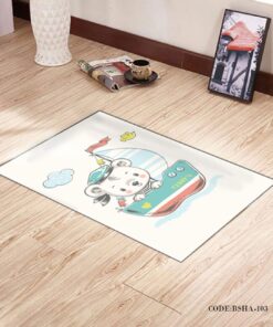 پادری و فرش اتاق کودک طرح قایق مدل 103