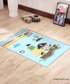 پادری و فرش اتاق کودک طرح SALOR BEAR مدل 109