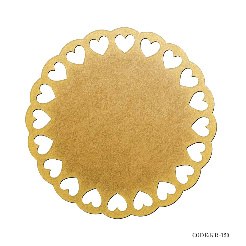 سرویس 2 نفری زیر بشقابی قلبی رومادون سری 120