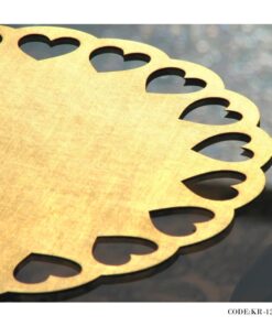 سرویس 2 نفری زیر بشقابی قلبی رومادون سری 120