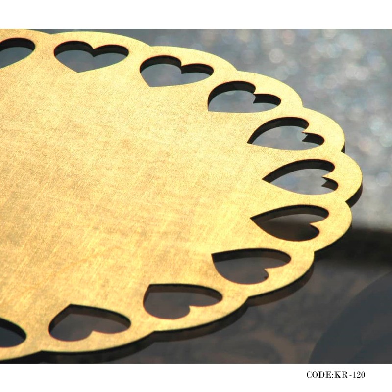 سرویس 2 نفری زیر بشقابی قلبی رومادون سری 120