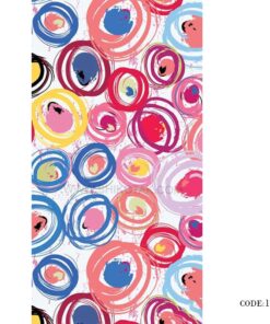 پرده زبرا طرح آبرنگی مدل 1001