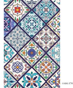 پرده زبرا طرح کاشی مدل 1703