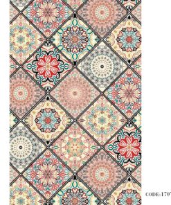 پرده کرکره ای زبرا طرح ترنج مدل 1707