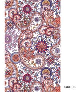 پرده زبرا طرح ترمه مدل 1004