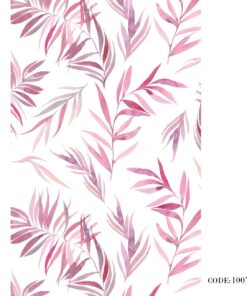 پرده زبرا طرح برگ ریزان مدل 1007