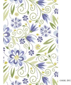 پرده زبرا طرح بنفشه مدل 1012