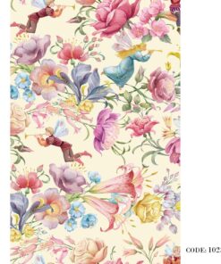 پرده زبرا طرح فرشته مدل 1025