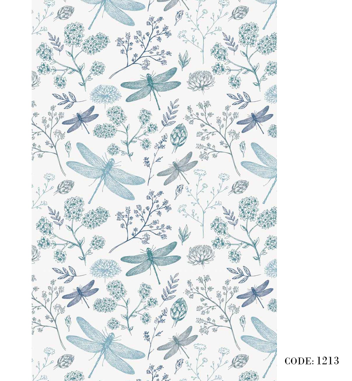 پرده زبرا طرح سنجاقک2 مدل 1213