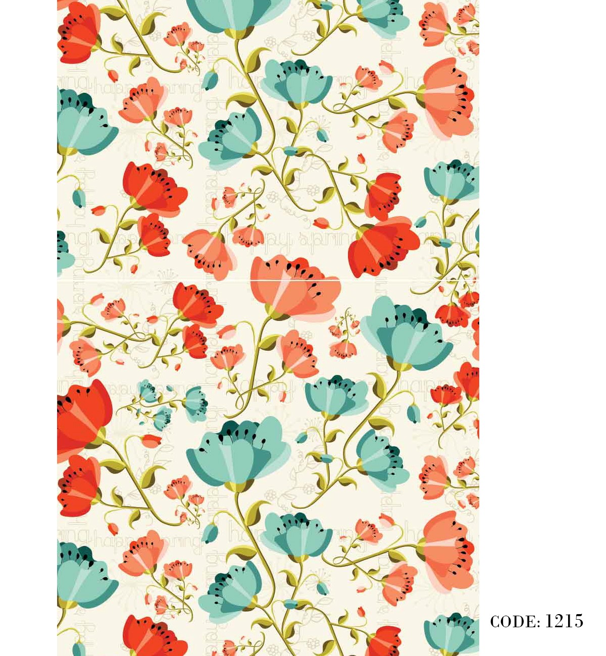 زبرا طرح شقایق مدل 1215