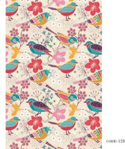 پرده زبرا طرح بلبل مدل 1230