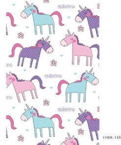 زبرا طرح یونیکورن مدل 1434