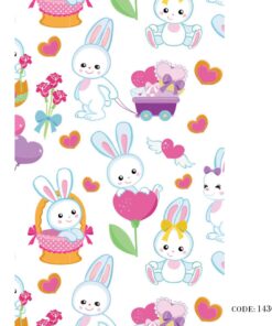 پرده کرکره ای زبرا طرح خرگوش 3 مدل 1430