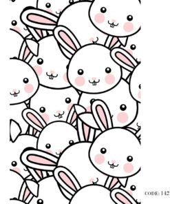 پرده کرکره ای زبرا طرح خرگوش مدل 1427