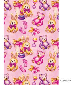 پرده زبرا طرح خرس مدل 1405