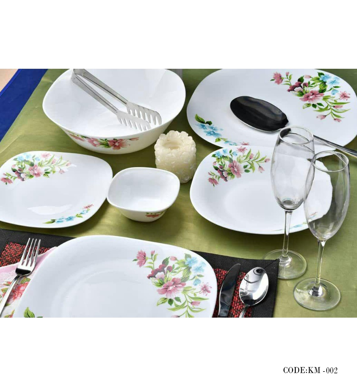 سرویس آرکوپال 26 پارچه مدل گل رنگارنگ