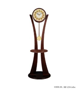 ساعت ایستاده چوبی مدل MODERN FLOOR CLOCK رنگ فندقی