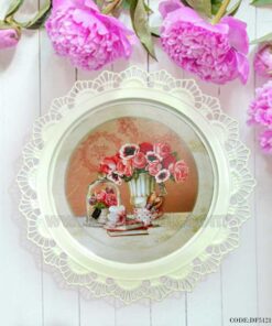 سینی ایکیا شیری طرح گل