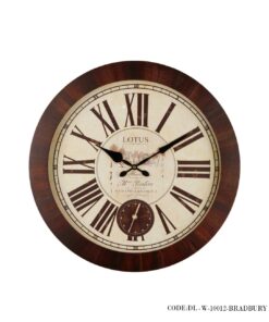 ساعت دیواری چوبی مدل BRADBURY