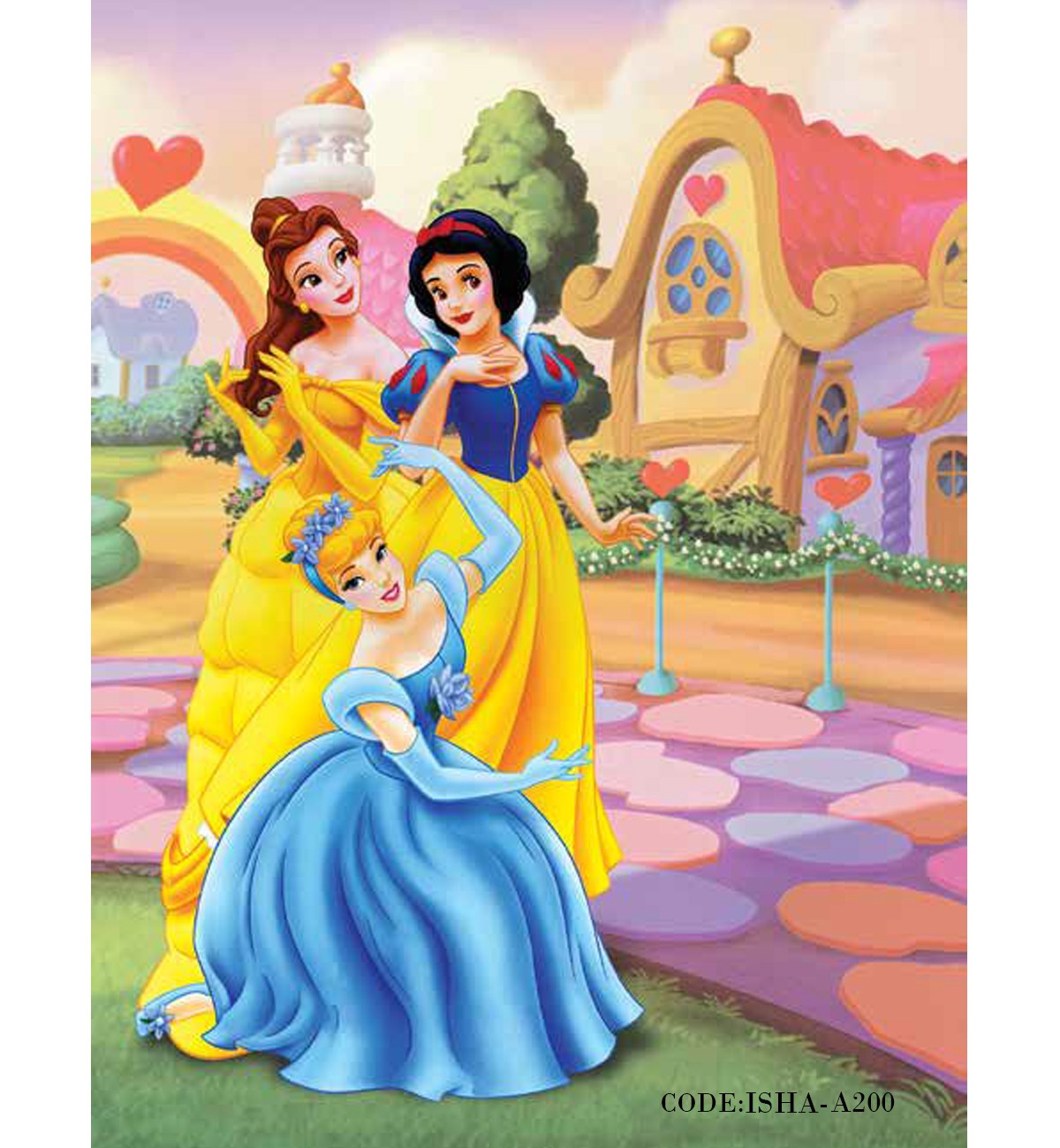 پوستر کاغذی اتاق کودک دیواری مدل DISNEY