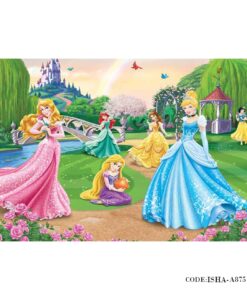 پوستر کاغذی دخترانه دیواری مدل سیندرلا