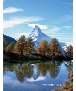 پوستر کاغذی منظره طرح کوهستان