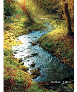 پوستر منظره دیواری کاغذی طرح جویبار