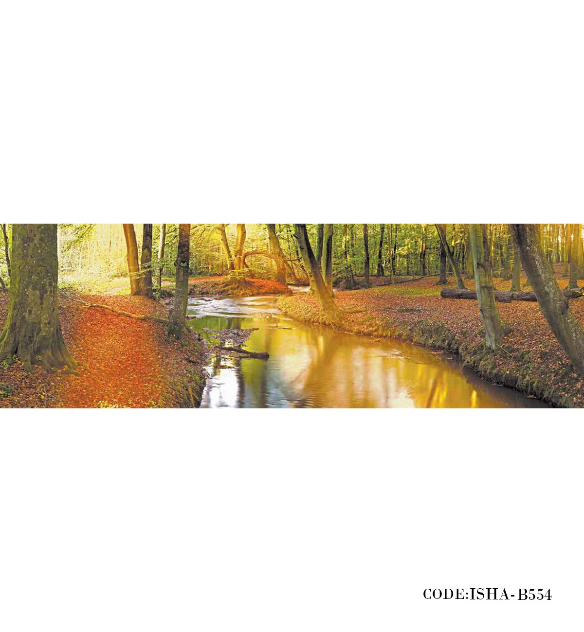 پوستر کاغذی منظره دیواری طرح غروب