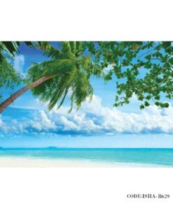 پوستر منظره کاغذی دیواری طرح موج