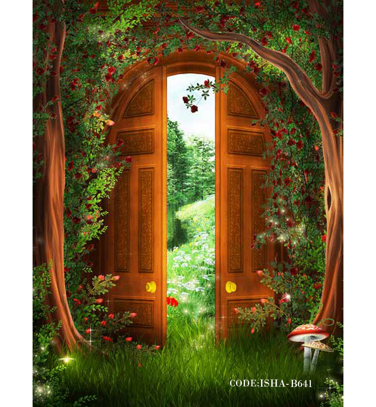 پوستر طبیعت کاغذی طرح Garden