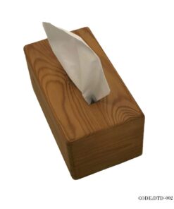 جعبه دستمال کاغذی چوبی مدل شادی