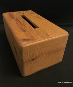 جعبه دستمال کاغذی چوبی مدل شادی