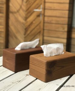 جعبه دستمال کاغذی چوبی مدل شادی