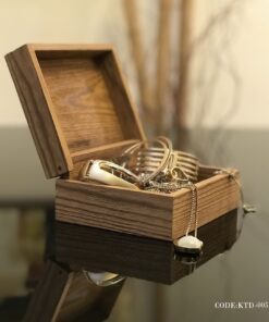 جعبه چوبی ساده مدل شهلا
