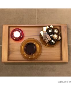 سینی چوبی ساده مدل شراره